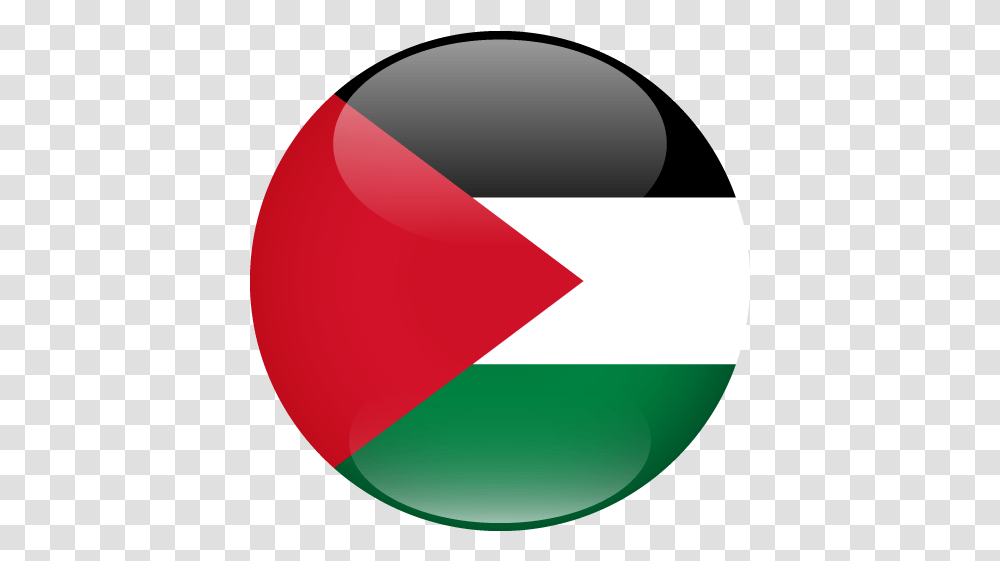 Vector Country Flag Of The State Palestine Sphere Palestine Flag Circle, Logo, Symbol, Trademark, Lamp Transparent Png