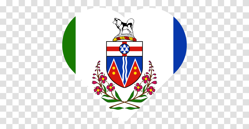 Vector Country Flag Of Yukon Yukon Flag, Armor, Shield Transparent Png