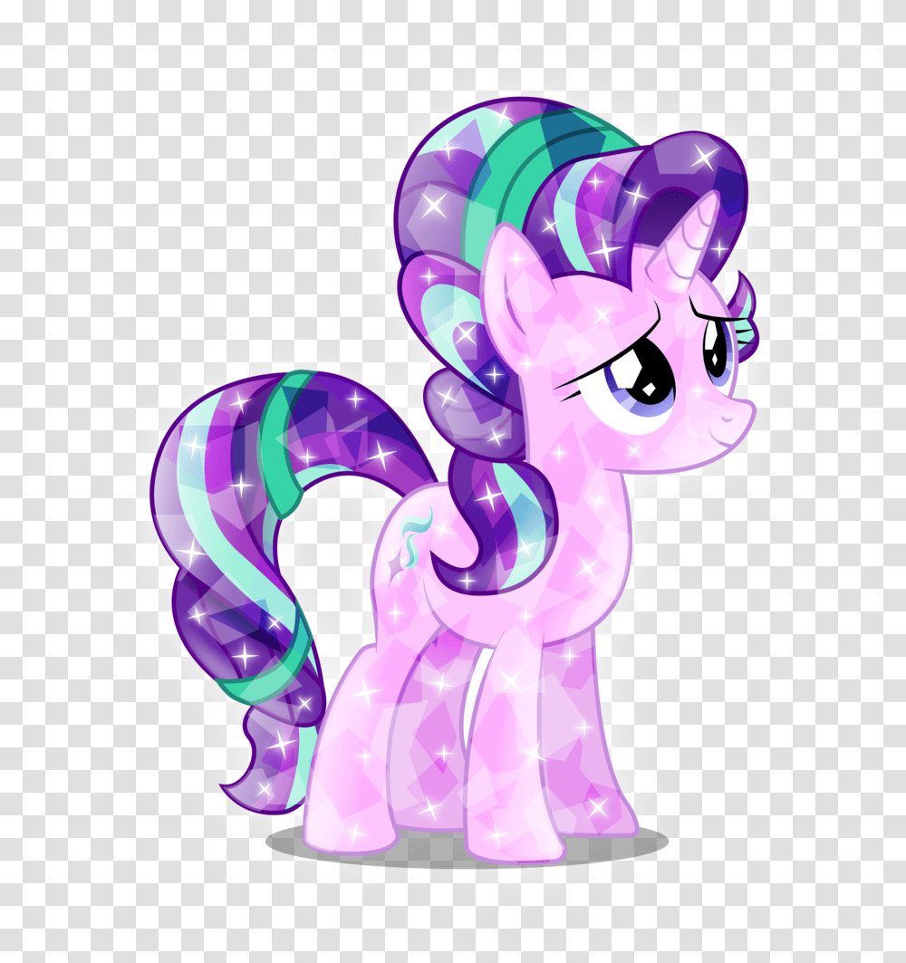 Vector Crystal Crystallized My Little Pony Crystal Starlight Glimmer, Purple, Flare Transparent Png
