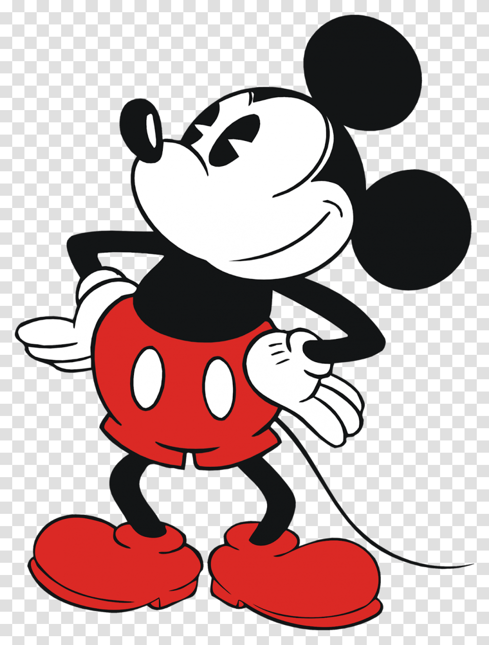 Vector De Mickey Mouse, Animal, Mammal, Stencil Transparent Png