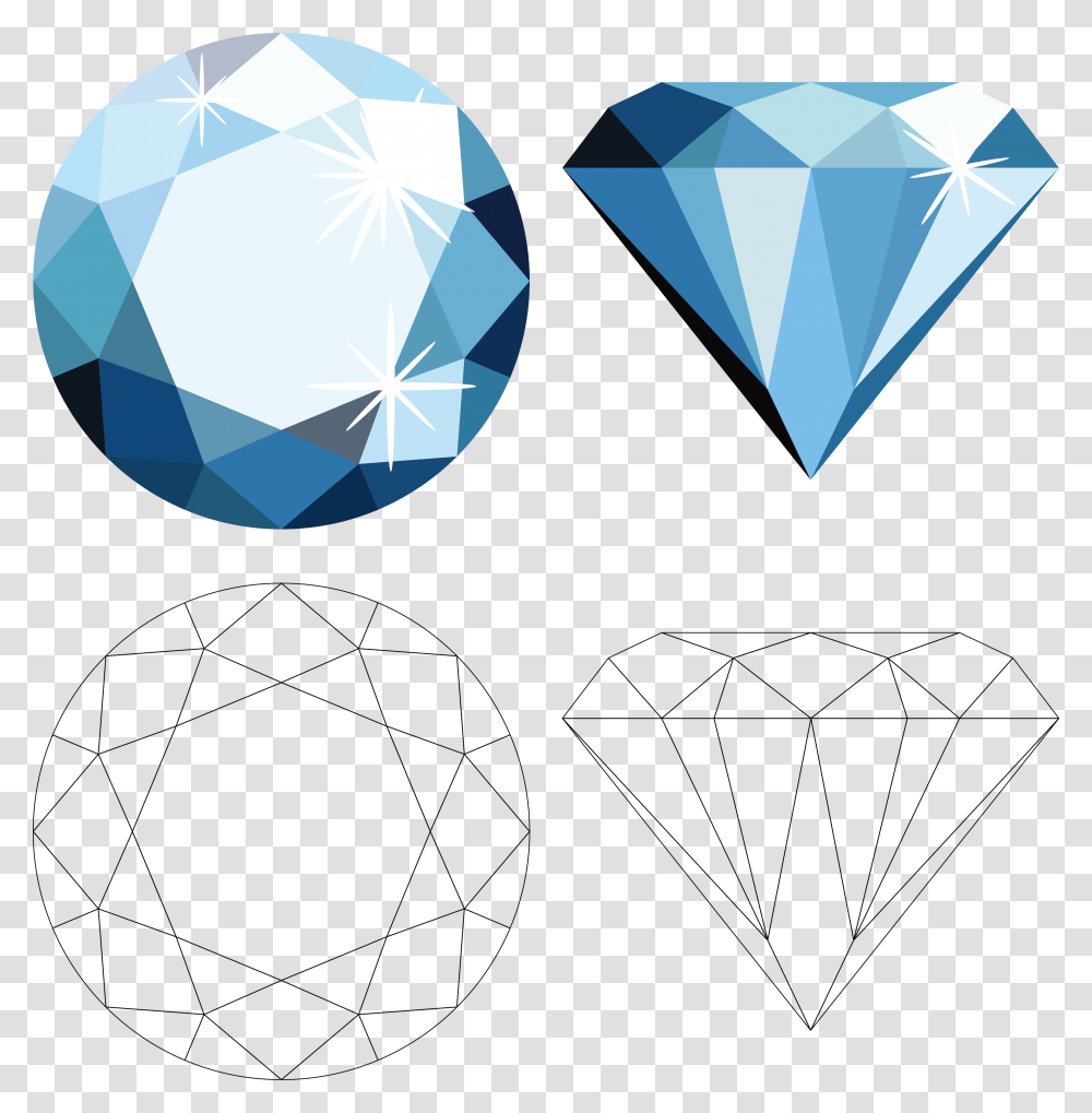 Vector Diamond Photography Sparkling Stock Diamond Vector, Gemstone, Jewelry, Accessories, Accessory Transparent Png
