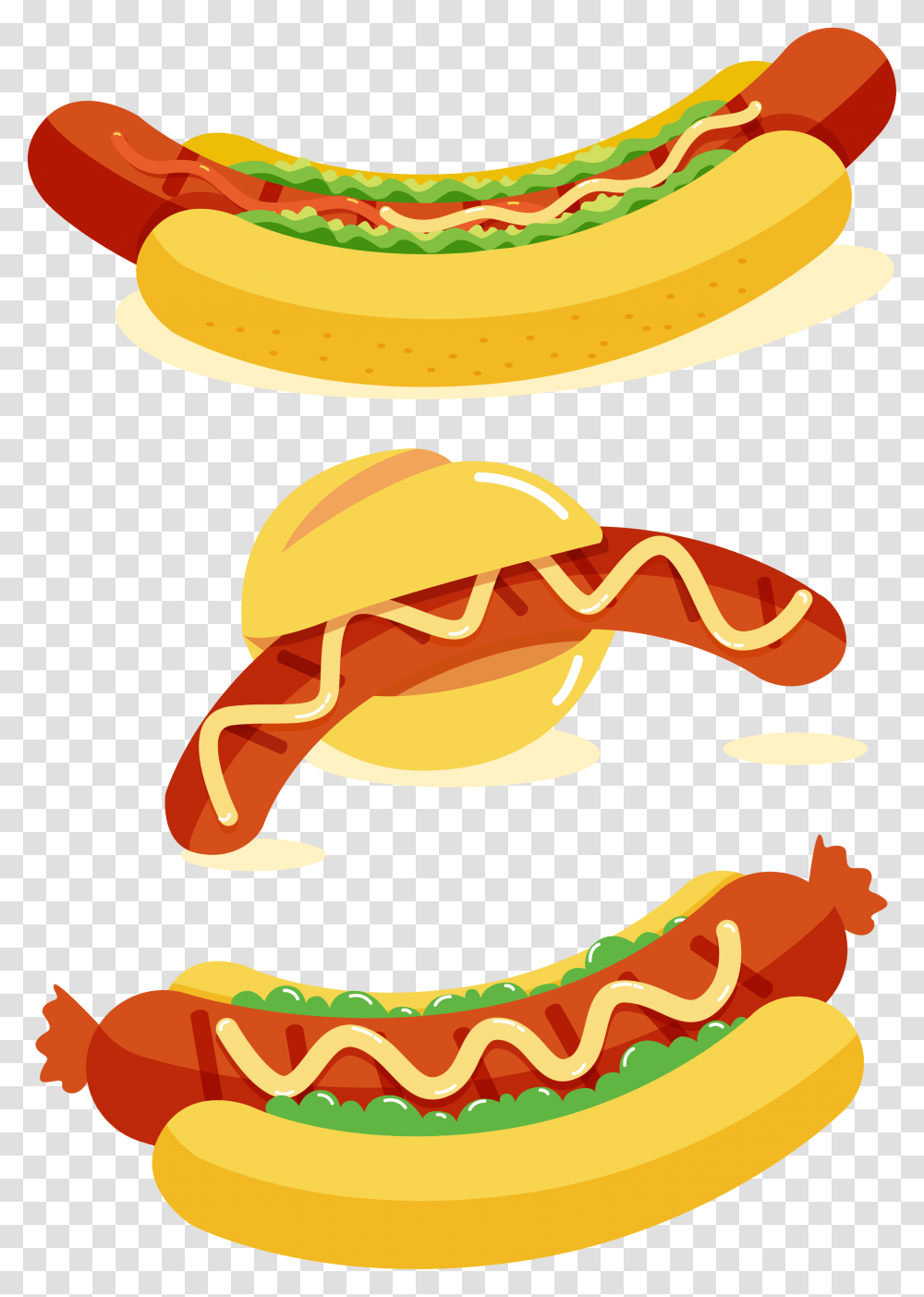 Vector Dog Hot, Food, Hot Dog Transparent Png
