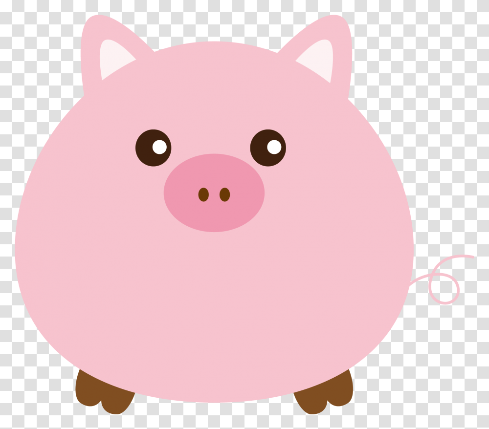 Vector Domestic Pig Hq Image Free Clip Art, Mammal, Animal, Piggy Bank, Balloon Transparent Png