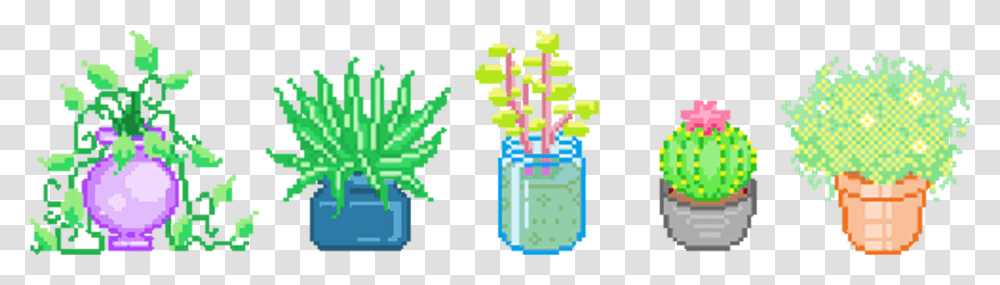Vector Download Collection Of Free Plant Cactus Pixel Art Transparent Png