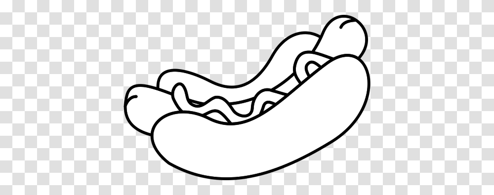 Vector Drawing Of A Hotdog, Animal, Reptile, Snake, Food Transparent Png