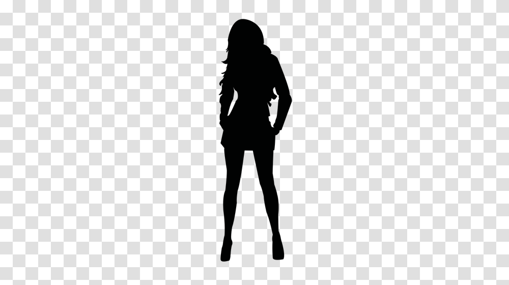 Vector Drawing Of A Woman Silhouette, Person, Outdoors, Leisure Activities, People Transparent Png