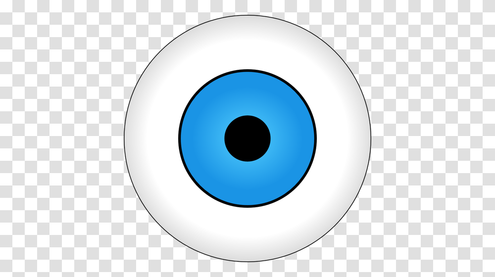 Vector Drawing Of Blue Eye Iris, Sphere, Hole, Contact Lens Transparent Png