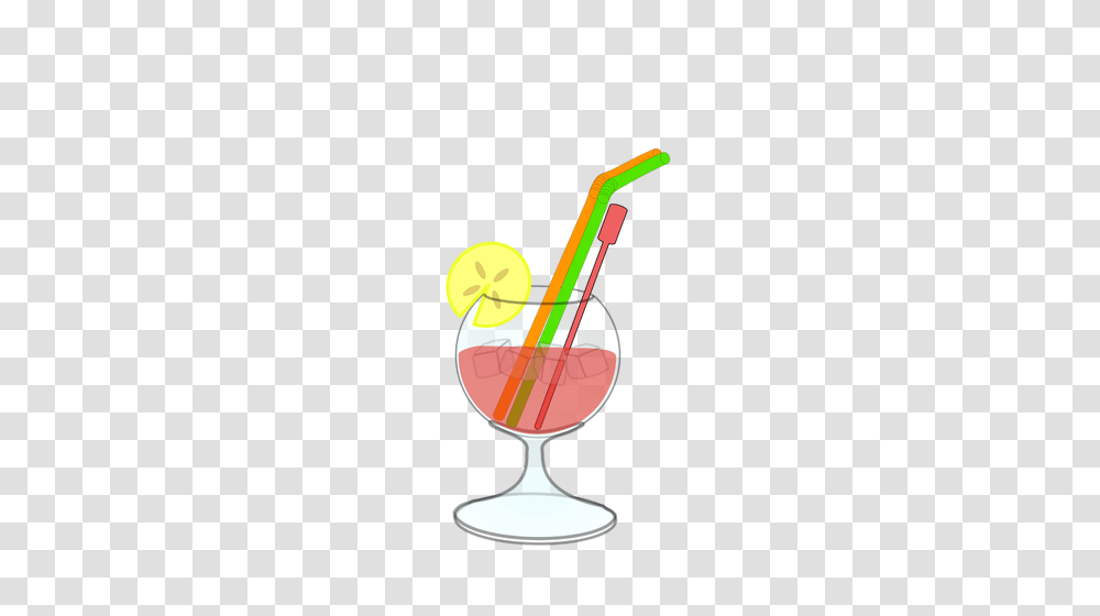 Vector Drawing Of Cocktail In Glass, Alcohol, Beverage, Drink, Scissors Transparent Png