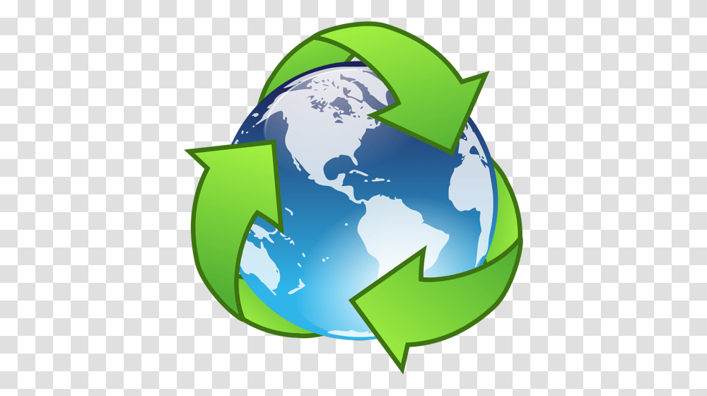 Vector Drawing Of Crystal Earth Recycle Symbol, Recycling Symbol Transparent Png