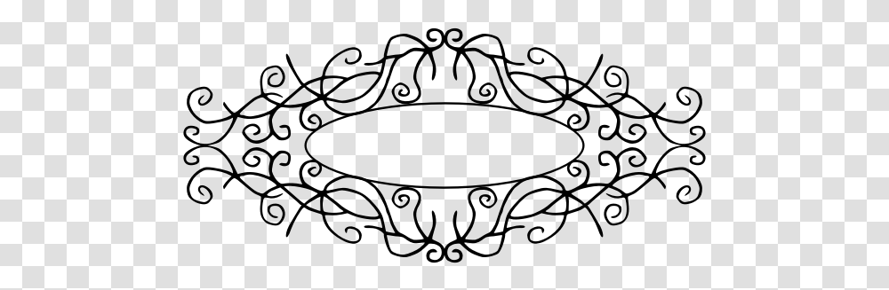 Vector Drawing Of Decorative Title Frame Clipart Titles, Gray, World Of Warcraft Transparent Png