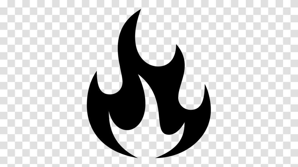 Vector Drawing Of Fire Pictogram, Gray, World Of Warcraft Transparent Png