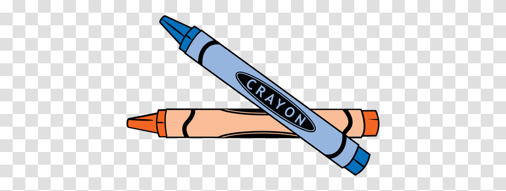 Vector Drawing Of Grease Pencils, Crayon Transparent Png