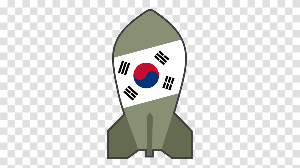 Vector Drawing Of Hypothetical South Korean Nuclear Bomb Public, Logo, Tie Transparent Png