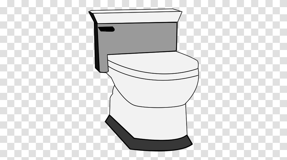 Vector Drawing Of Toilet With Flusher, Room, Indoors, Bathroom, Potty Transparent Png