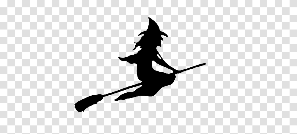 Vector Drawing Of Witch On A Broom, Outer Space, Astronomy, Universe, Nature Transparent Png
