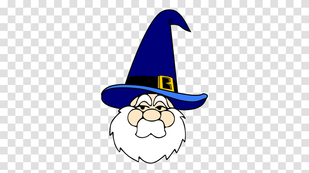 Vector Drawing Of Wizard Man With A Blue Hat, Apparel, Angry Birds, Coat Transparent Png