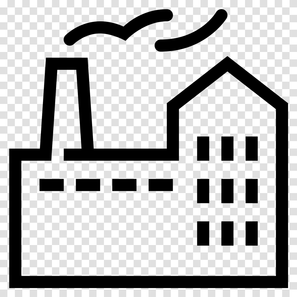 Vector Factory Manufacturer Manufacturing Icon, Gray, World Of Warcraft Transparent Png