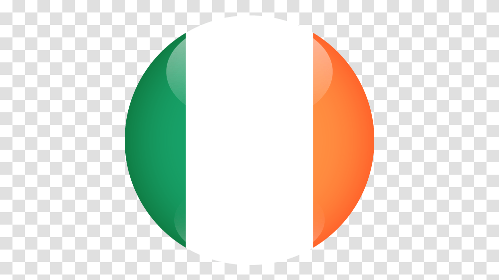 Vector Flag Of Ireland Circle, Balloon, Text, Symbol, Number Transparent Png