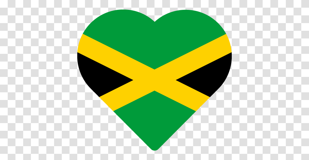 Vector Flag Of Jamaica Heart Vector Flags Emblem, Symbol, Sign Transparent Png