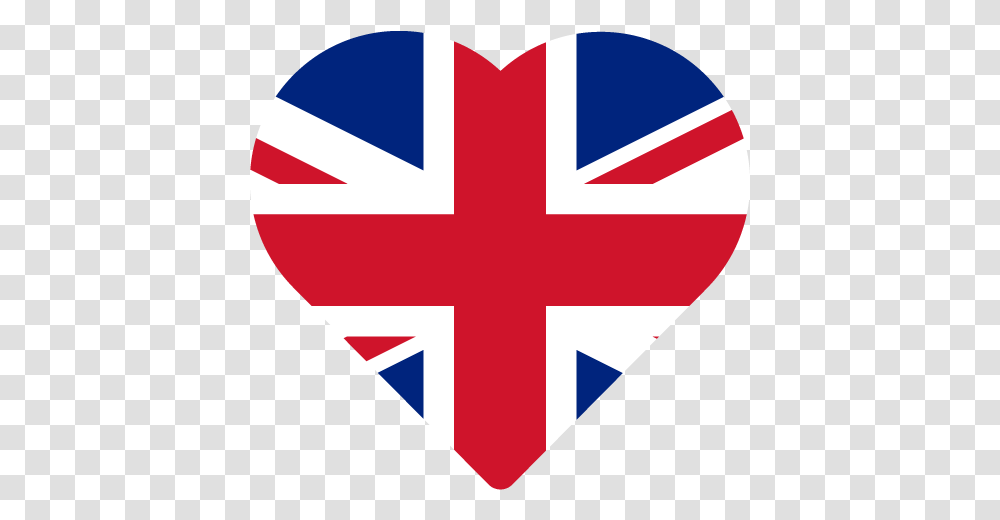 Vector Flag Of The United Kingdom Uk Flag Heart, First Aid, Symbol, Logo, Trademark Transparent Png