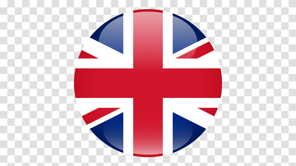 Vector Flag Of The United Kingdom Uk Flag In Circle, Logo, Symbol, Trademark, Red Cross Transparent Png