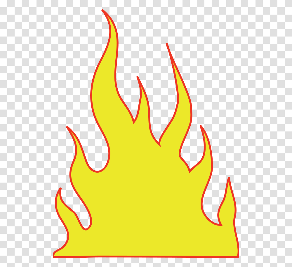 Vector Flame Clipart Image Yellow Flames, Fire, Bonfire Transparent Png
