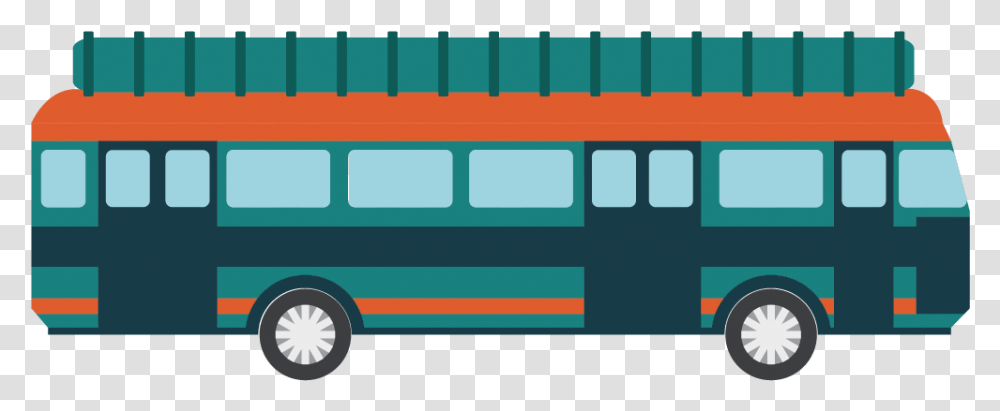 Vector Flat Bus Download Bus Flat Design, Vehicle, Transportation, Minibus, Van Transparent Png
