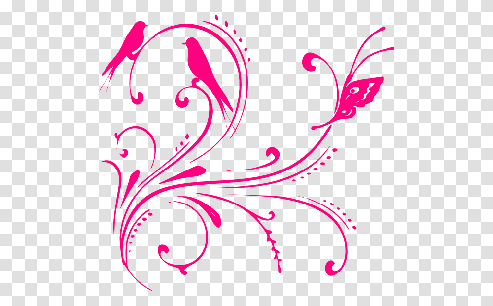 Vector Floral Pink, Floral Design, Pattern Transparent Png