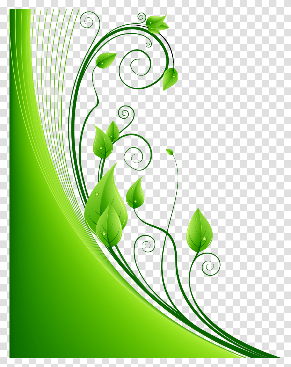 Vector Floral Vector Design Green, Graphics, Art, Floral Design, Pattern Transparent Png