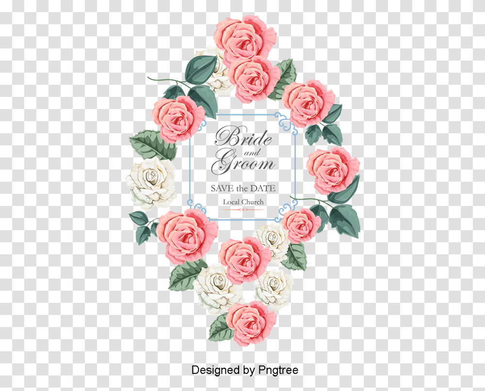 Vector Flowers Free, Rose, Plant, Blossom, Wreath Transparent Png