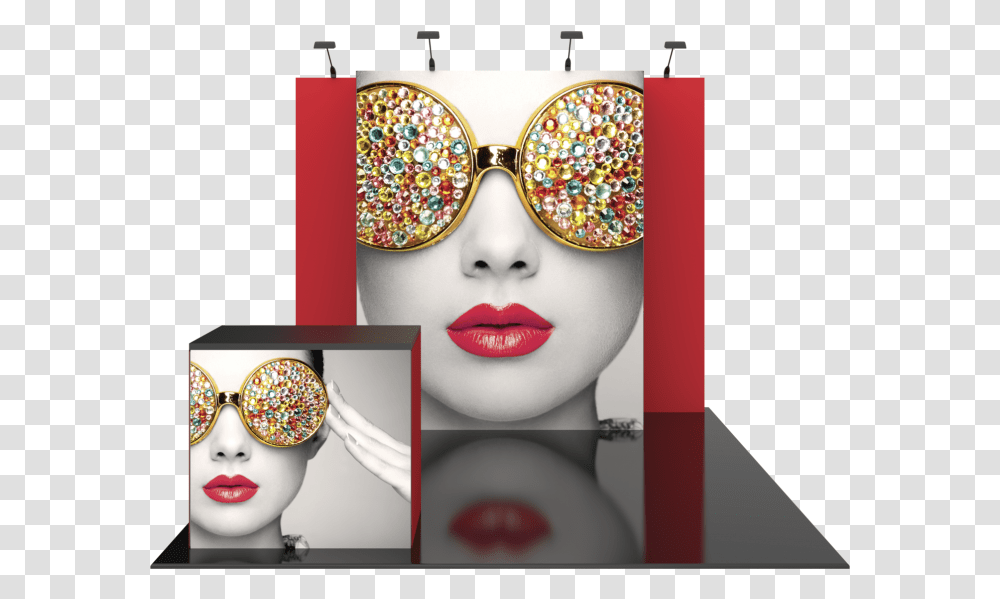 Vector Frame Essential 10ft Modular Backwall Kit Funny Glasses On People, Accessories, Collage, Poster, Advertisement Transparent Png
