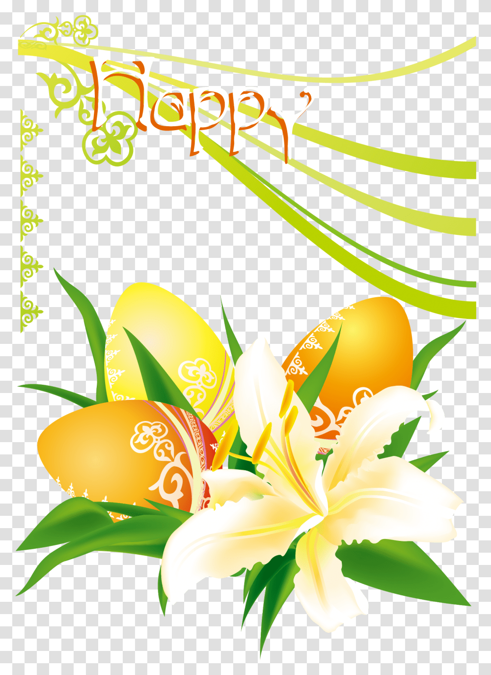 Vector Freeuse Library Easter Egg Birthday Clip Art Easter Eggs Lily, Plant, Food, Flower, Blossom Transparent Png