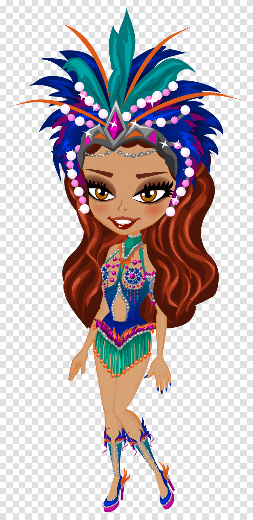 Vector Freeuse Library Image Funky Carnival Fashion Carnival, Person, Human, Face, Hippie Transparent Png