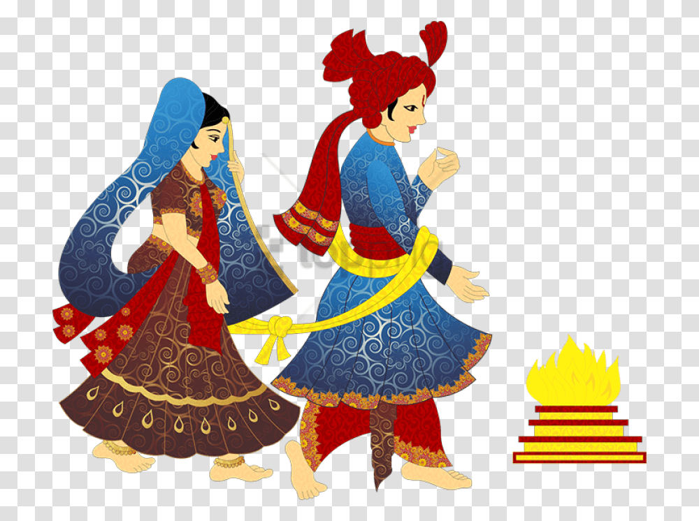 Vector Freeuse Stock Indian Wedding Color The Best Indian Wedding Clipart, Performer, Person, Human, Dance Pose Transparent Png