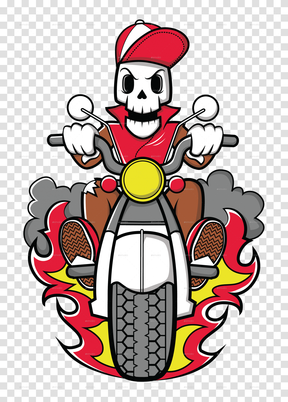 Vector Ghost Rider Cartoon, Graphics, Poster, Advertisement, Performer Transparent Png