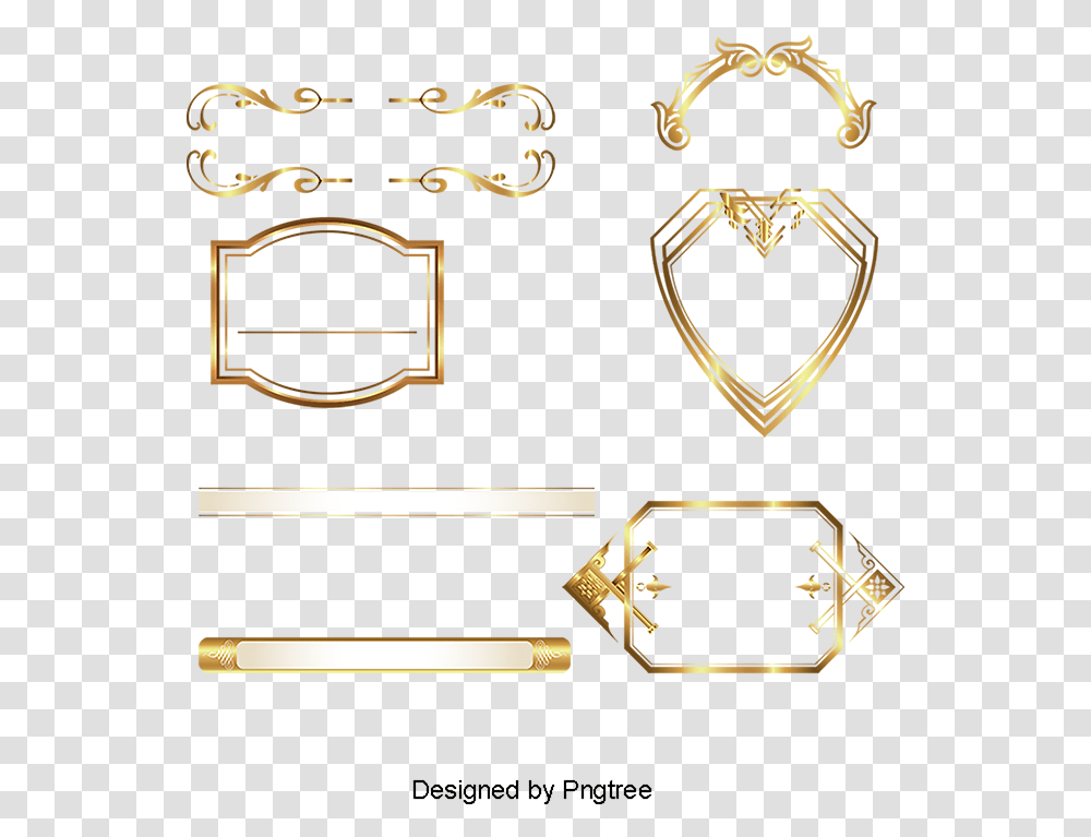 Vector Gold Flyer Trang Tr Vin Vng, Jewelry, Accessories, Accessory, Treasure Transparent Png