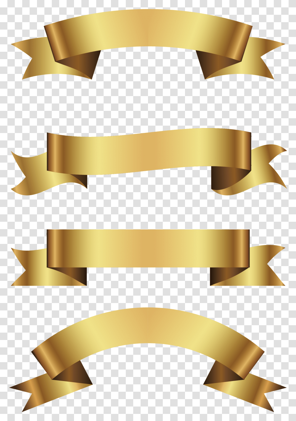 Vector Gold Foil Picture Ribbon Gold, Lamp, Text, Scroll, Paper Transparent Png