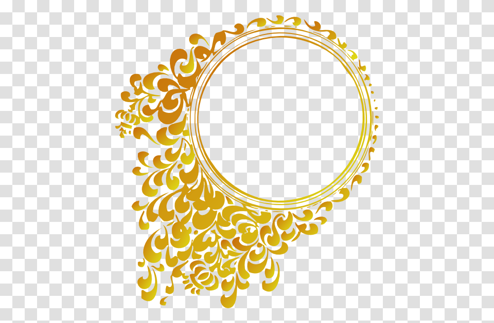 Vector Golden Frame Image Vector Gold Frame, Pattern, Graphics, Art, Floral Design Transparent Png