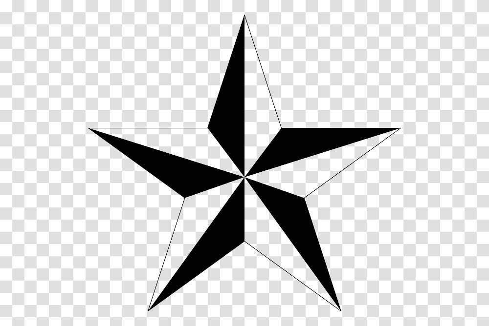 Vector Graphic Pentagram Polygon Shape Star 3d 5 Point Star, Star Symbol Transparent Png