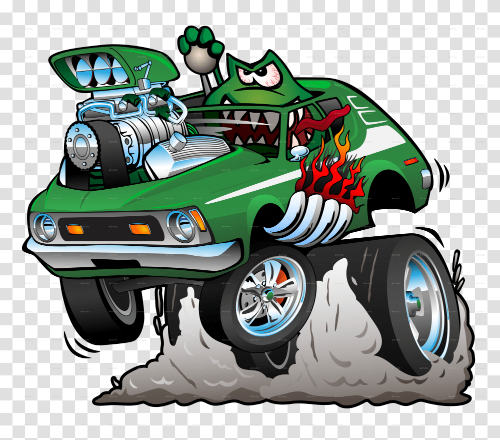 Vector Graphics Download Gremlin Car Cartoon, Vehicle, Transportation, Sports Car, Tire Transparent Png