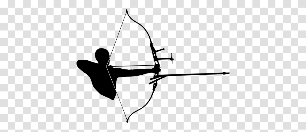 Vector Graphics Of Archer Pictogram, Gray, World Of Warcraft Transparent Png