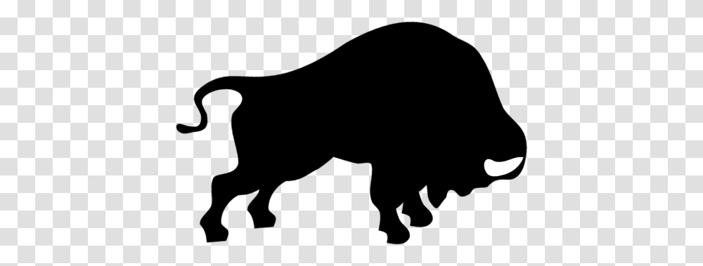 Vector Graphics Of Bison About To Fight, Gray, World Of Warcraft Transparent Png