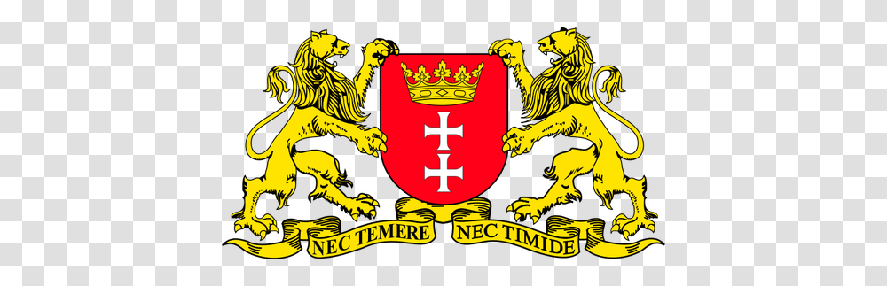 Vector Graphics Of Coat Of Arms Of Gdansk City, Logo, Emblem Transparent Png
