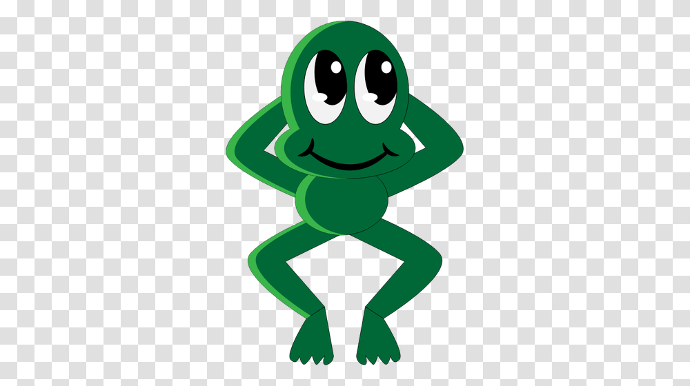 Vector Graphics Of Frog Having A Rest On The Back, Green, Plant, Recycling Symbol, Amphibian Transparent Png