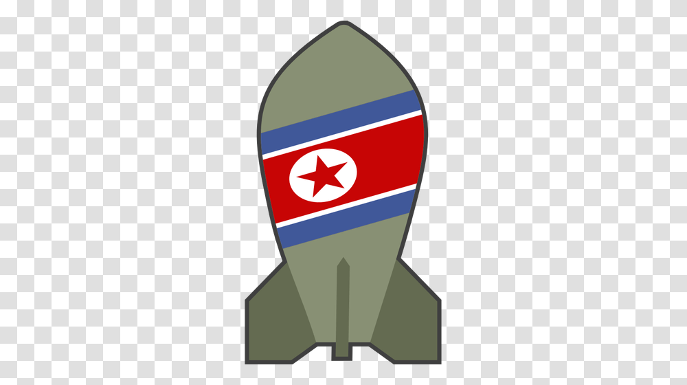 Vector Graphics Of Hypothetical North Korean Nuclear Bomb Public, Star Symbol, Road Sign Transparent Png