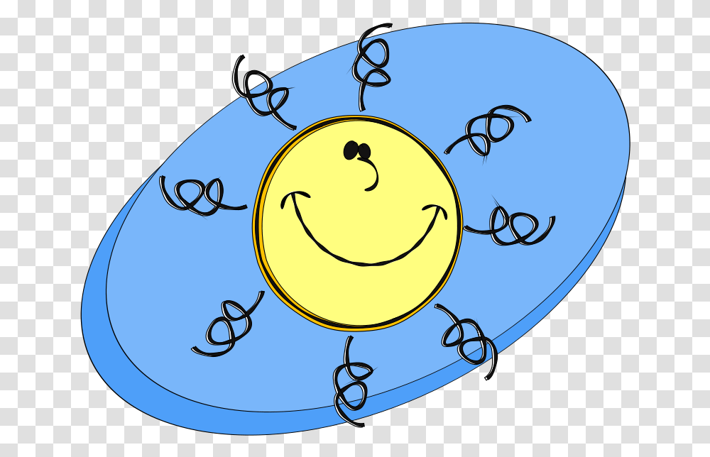 Vector Graphics Of Smiling Sun With Thin Hair Luna Y Sol Sonrientes, Number, Pattern Transparent Png