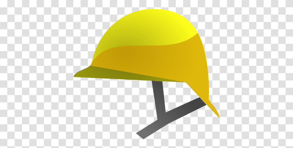 Vector Graphics Of Yellow Construction Helmet Icon, Apparel, Hardhat Transparent Png