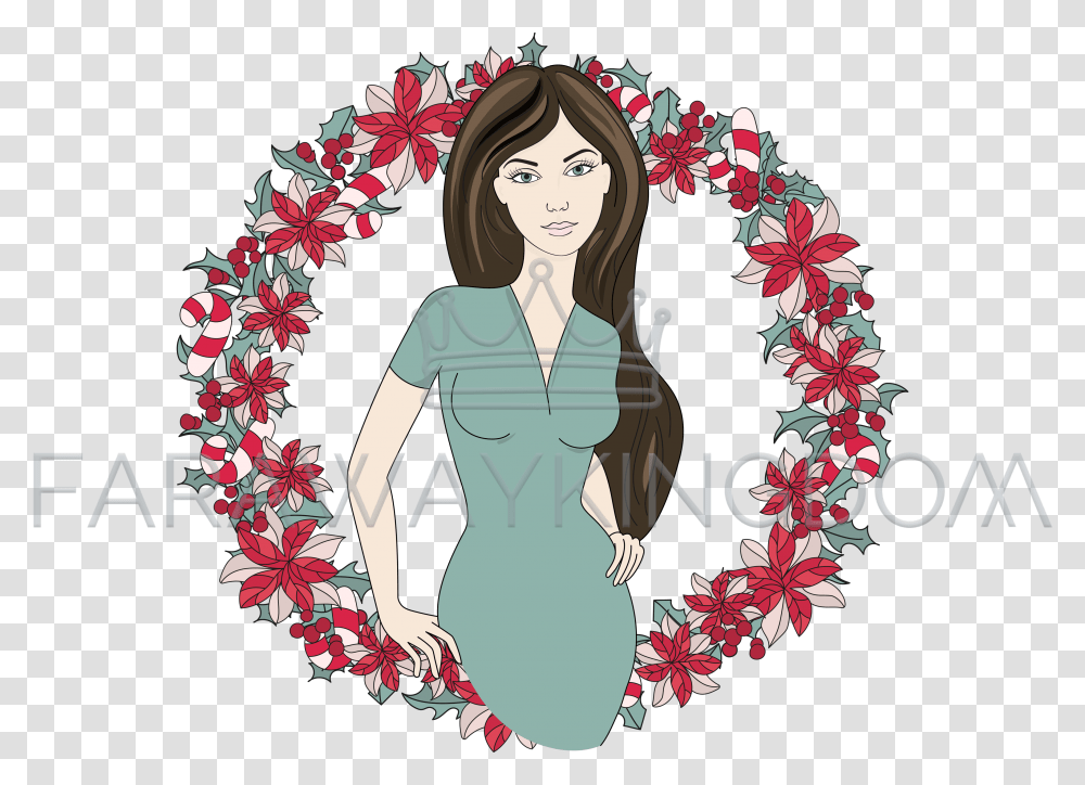 Vector Graphics, Wreath, Person, Human Transparent Png