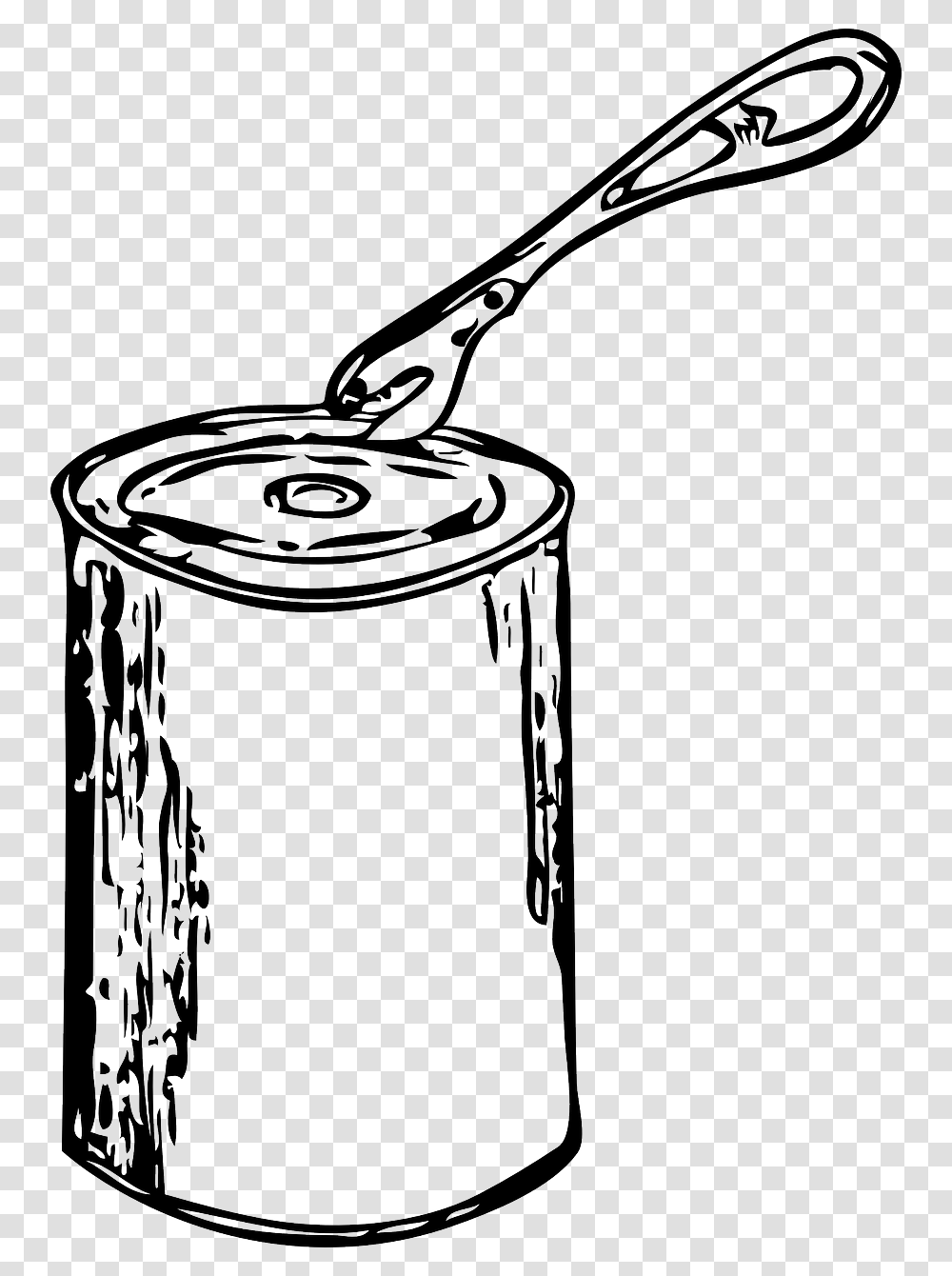 Vector Graphicsfree Pictures Free Photos Free Images Clip Art Black And White Can, Tin, Spray Can Transparent Png
