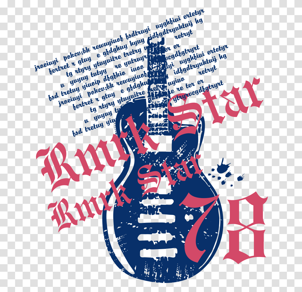 Vector Guitar Printing Creative Hd Clipart Poster, Advertisement, Flyer, Paper Transparent Png